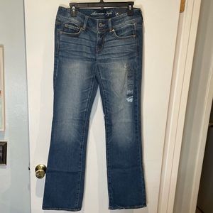 NWT American Eagle LONG Stretch Slim Boot Low Rise Jean 8 Long - New with Tags